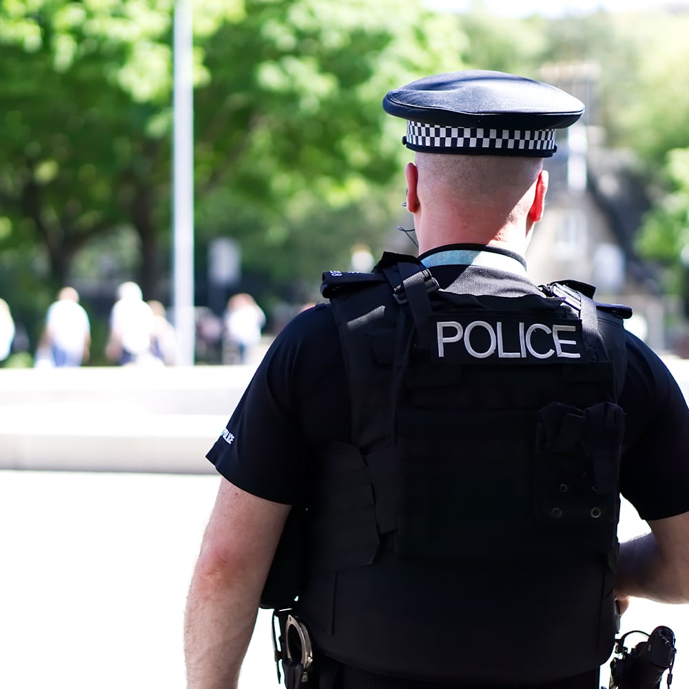 policeman in uniform